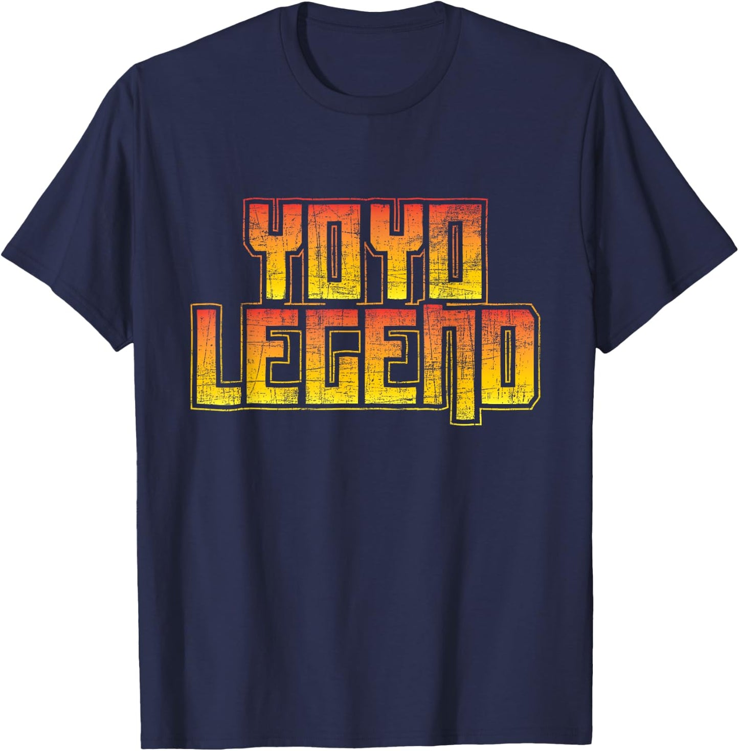 Yo-Yo Legend - Retro Vintage Toys Yoyo King Master Tricks T-Shirt - T-Shirt | Navy