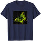 Cute Butterfly Illustration Lime Green Gorgeous Women Men T-Shirt - T-Shirt | Navy