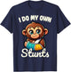I Do My Own Stunts Broken Arm Gifts For Kids T-Shirt - T-Shirt | Navy