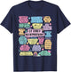 OT Daily Affirmations Occupational Therapy Month Graduation T-Shirt - T-Shirt | Navy