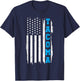 Tacoma Washington American Flag Vintage Patriotic T-Shirt - T-Shirt | Navy