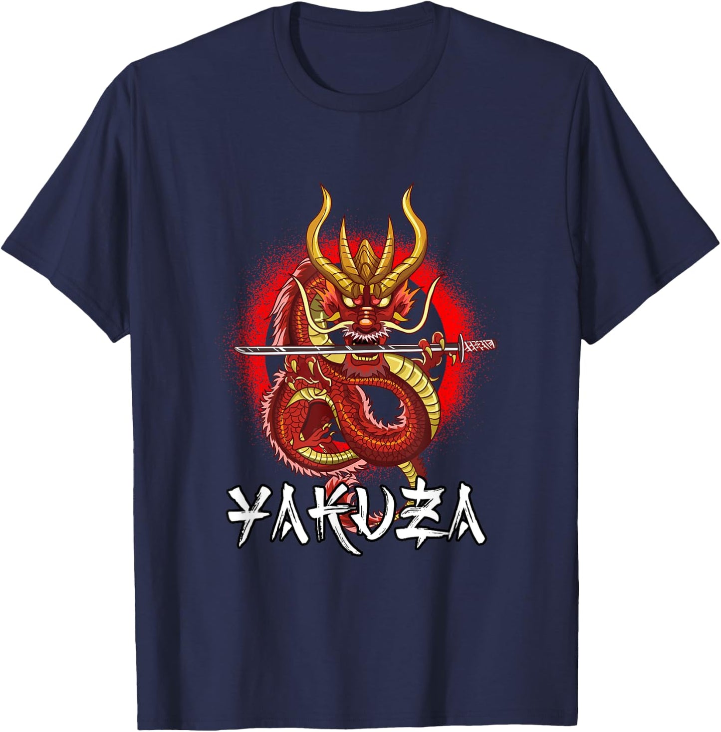 Yakuza Dragon Japanese Mafia Crime Syndicate Group Gang Gift T-Shirt - T-Shirt | Navy