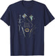 Lord of The Rings Fellowship Weapons Grid Small T-Shirt - T-Shirt | Navy
