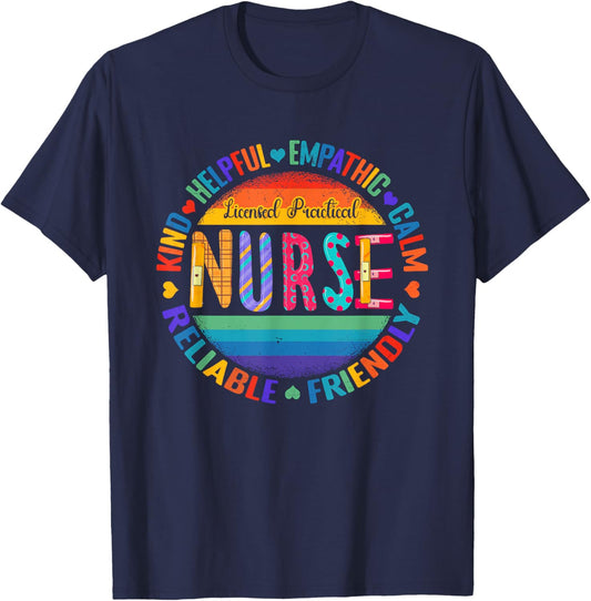 Licensed Practical Nurse Appreciation Week Healthcare LPN T-Shirt - T-Shirt | Navy