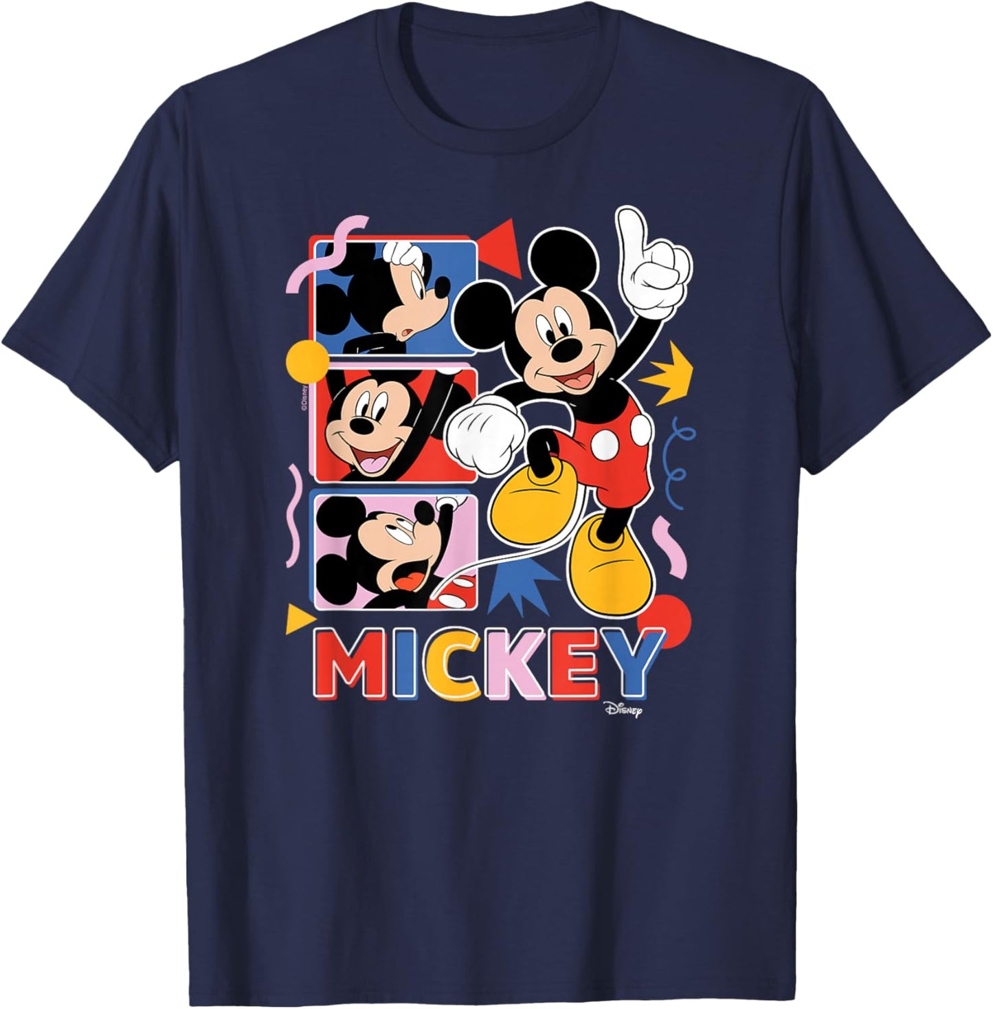 Mickey - Tribute Panels T-Shirt - T-Shirt | Navy
