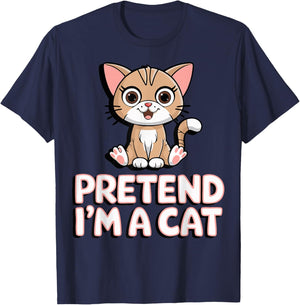 Pretend I'm A Cat T-Shirt - T-Shirt | Navy