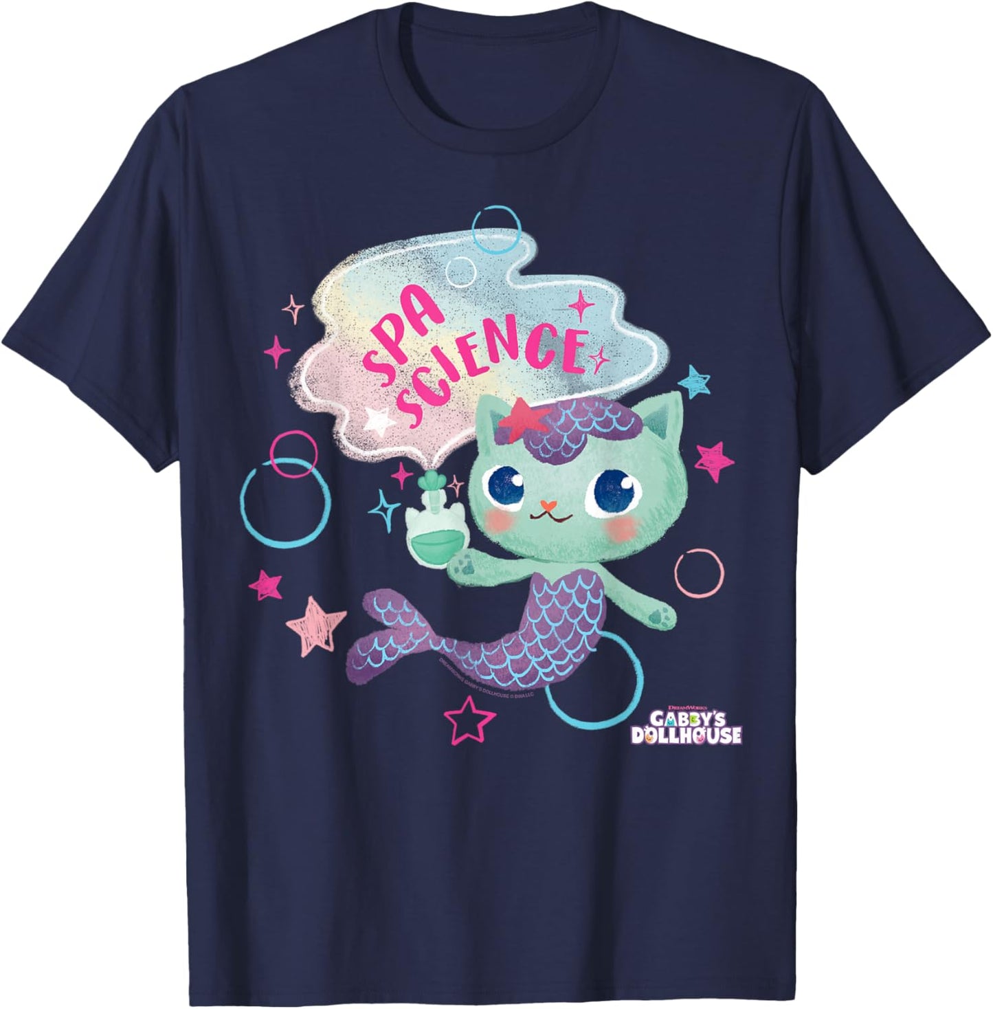 DreamWorks Gabby's Dollhouse Mercat T-Shirt - T-Shirt | Navy