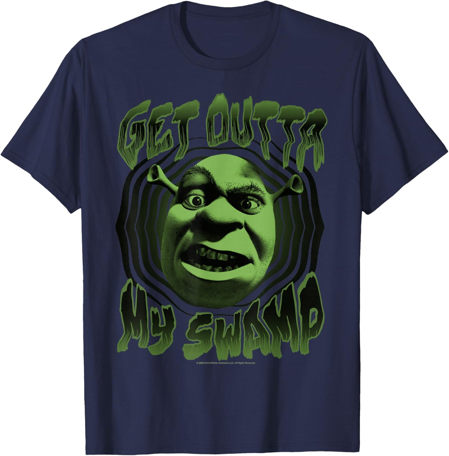 Shrek Get Outta My Swamp T-Shirt - T-Shirt | Navy