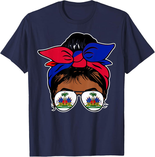 Haitian Queen Haiti Independence flag 1804 women T-Shirt - T-Shirt | Navy