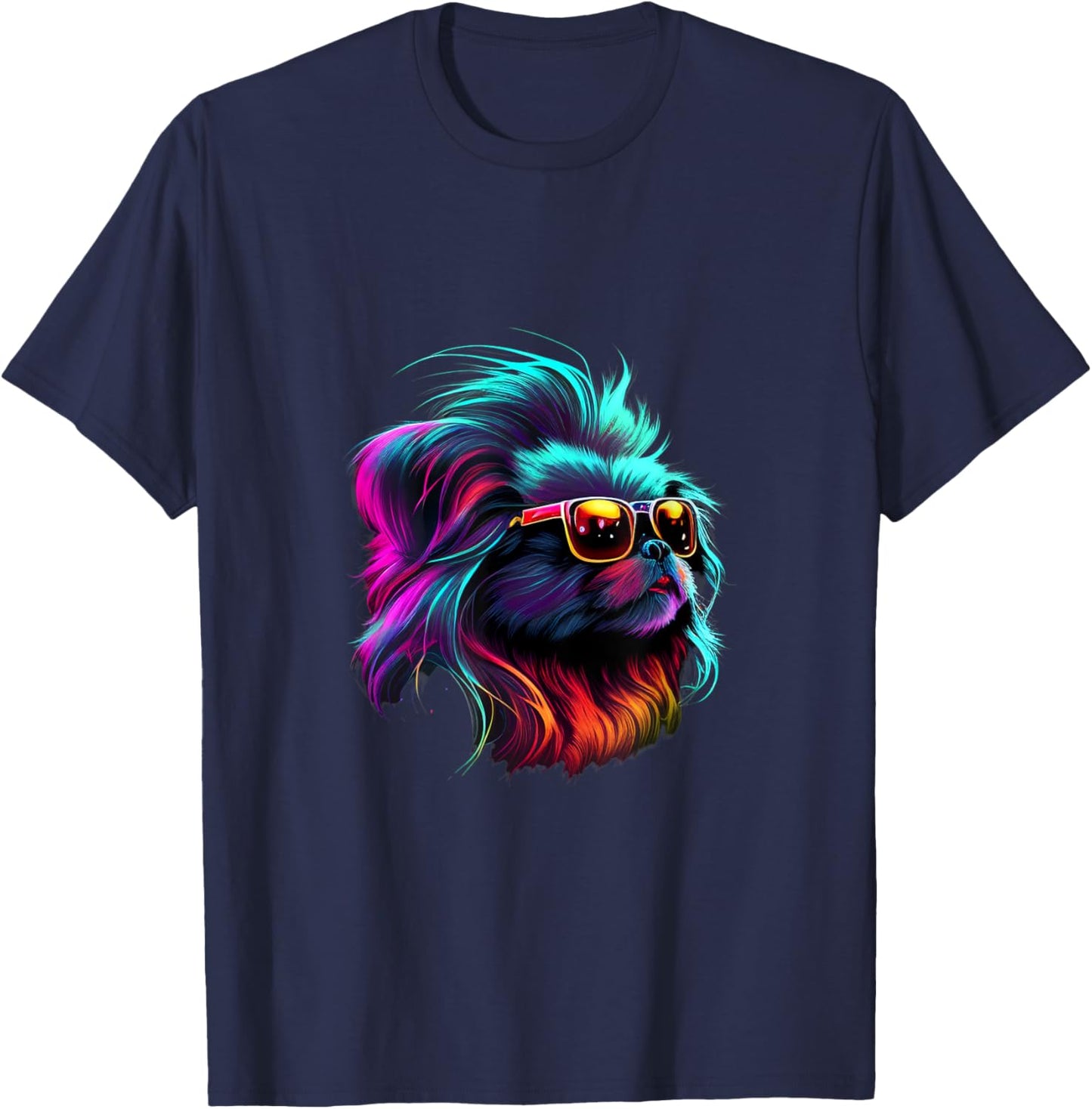 Pekingese Dogs Pekingeses T-Shirt - T-Shirt | Navy