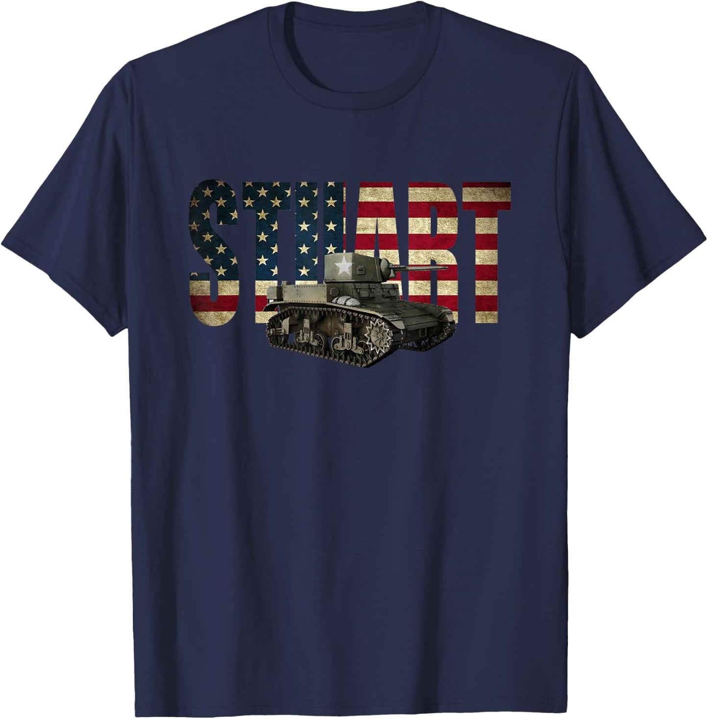 M3 Stuart Tank T-Shirt - T-Shirt | Navy