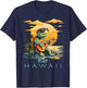 Cute Tropical Hilo Hawaii Sea Turtle Souvenir T-Shirt - T-Shirt | Navy