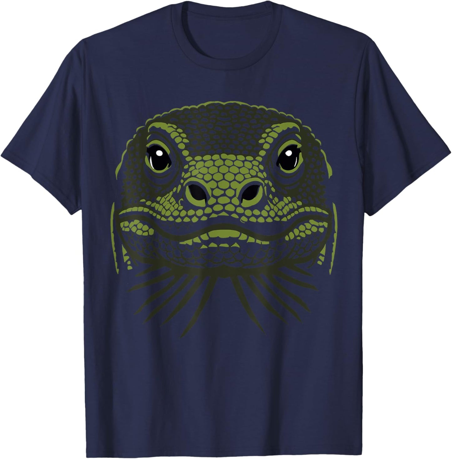 Funny Komodo dragon costume, Komodo dragon face costume T-Shirt - T-Shirt | Navy