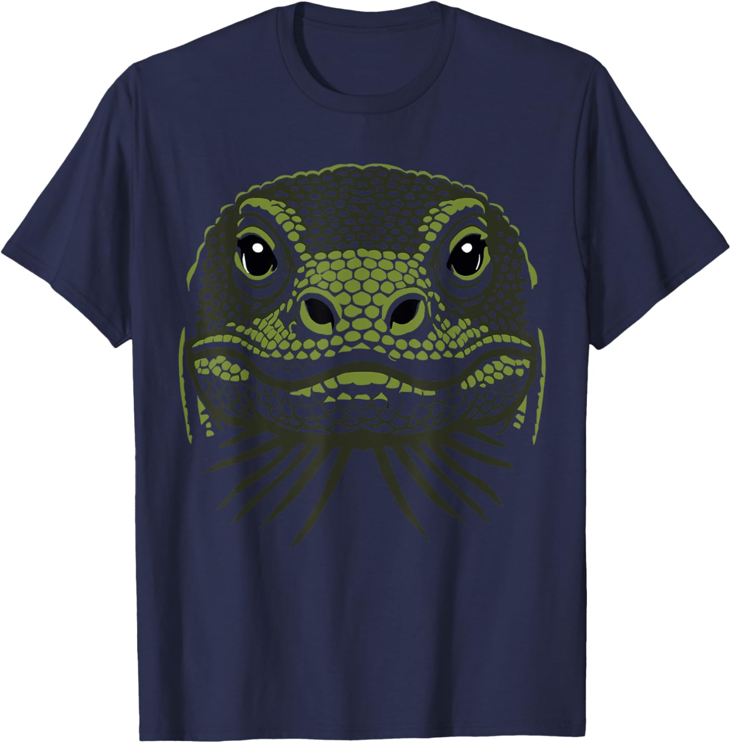 Funny Komodo dragon costume, Komodo dragon face costume T-Shirt - T-Shirt | Navy