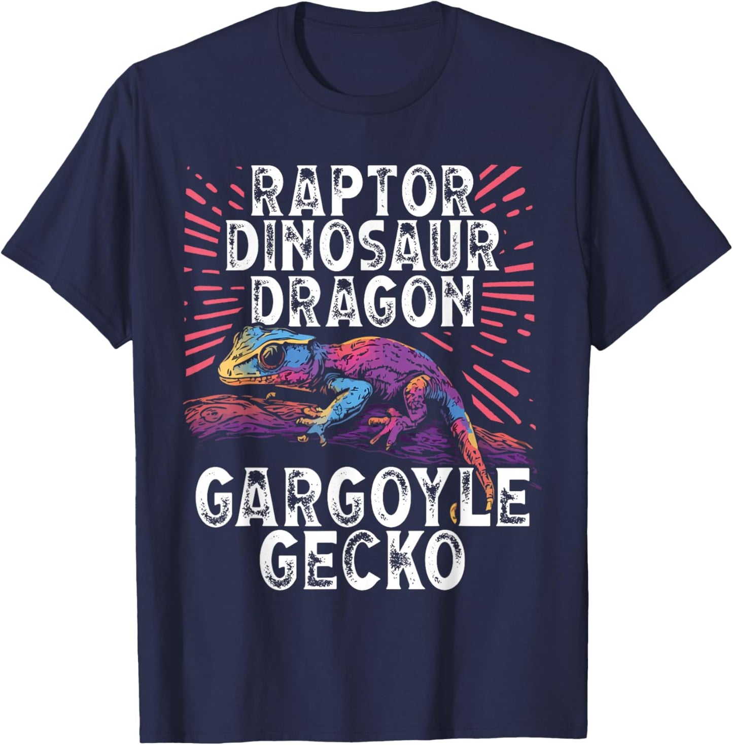 Gargoyle Gecko Reptile Owner Geckos Saying Lizard Lover T-Shirt - T-Shirt | Navy