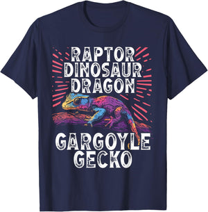 Gargoyle Gecko Reptile Owner Geckos Saying Lizard Lover T-Shirt - T-Shirt | Navy