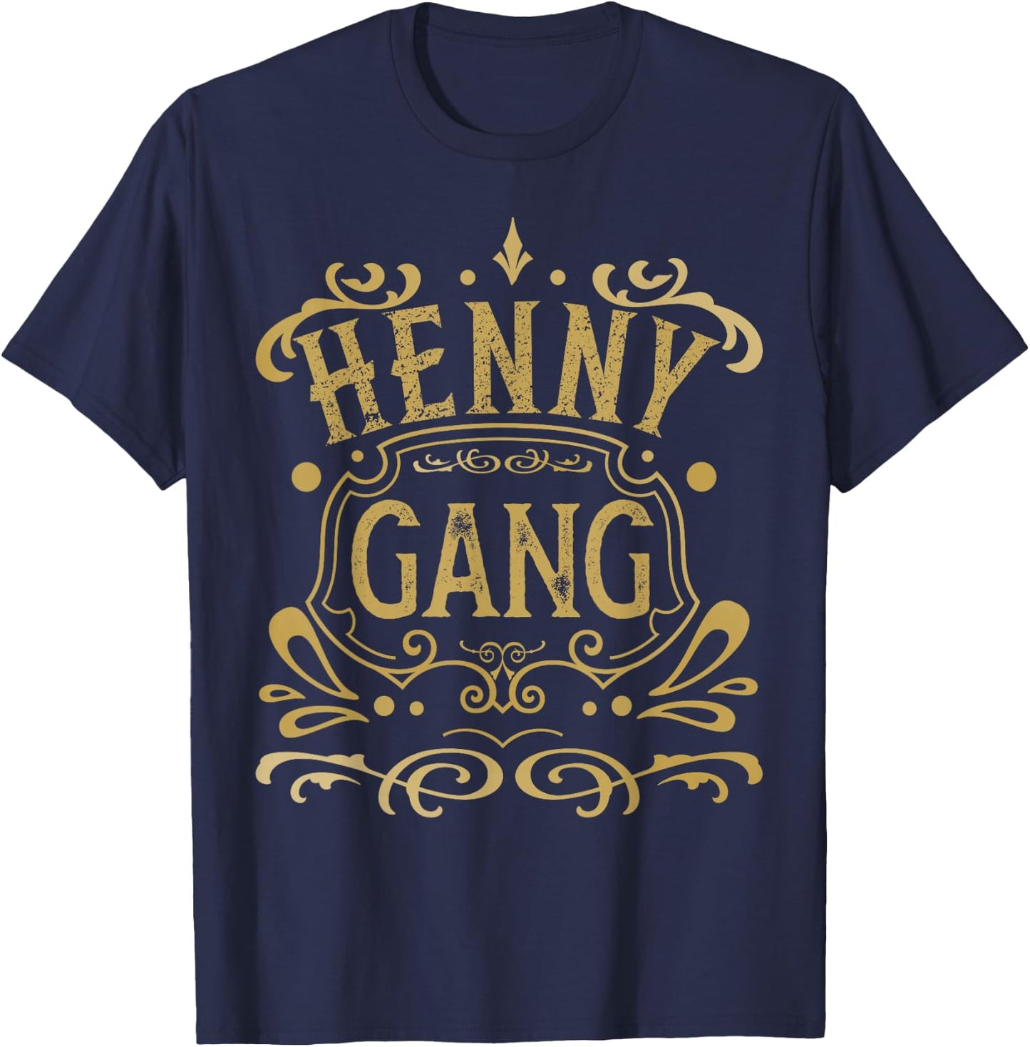 Hennything is Possible Henny Gang Cool Men and Women T-Shirt - T-Shirt | Navy