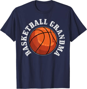 Basketball Grandma T-Shirt - T-Shirt | Navy