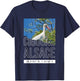 Stork Alsace Gift Alsatian Alsatian T-Shirt - T-Shirt | Navy