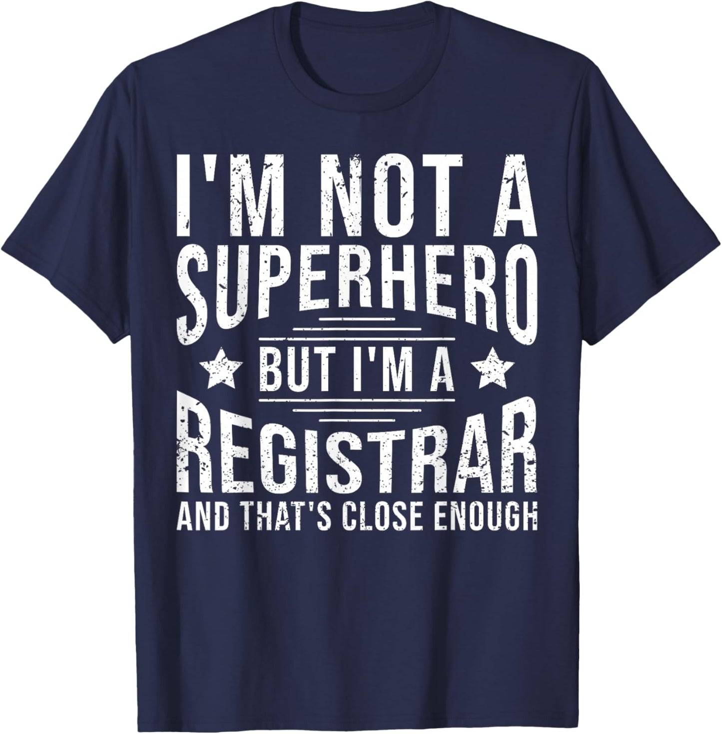 School Registrar T-Shirt - T-Shirt | Navy