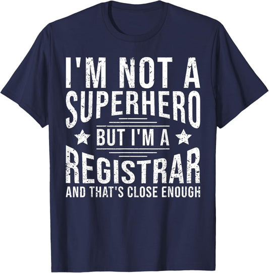 School Registrar T-Shirt - T-Shirt | Navy