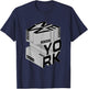 Mara Closet -Adults New York City Five Boroughs Urban Typography , Black, Small, Short Sleeve T-Shirt - T-Shirt | Navy
