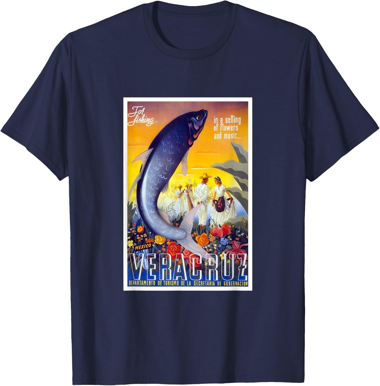 Veracruz...Mexico T-Shirt - T-Shirt | Navy