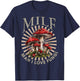 MILF Man I Love Fungi Funny Mushroom Lover T-Shirt - T-Shirt | Navy
