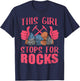 Funny Geology Gift Cool Rock Collecting Geologist T-Shirt - T-Shirt | Navy