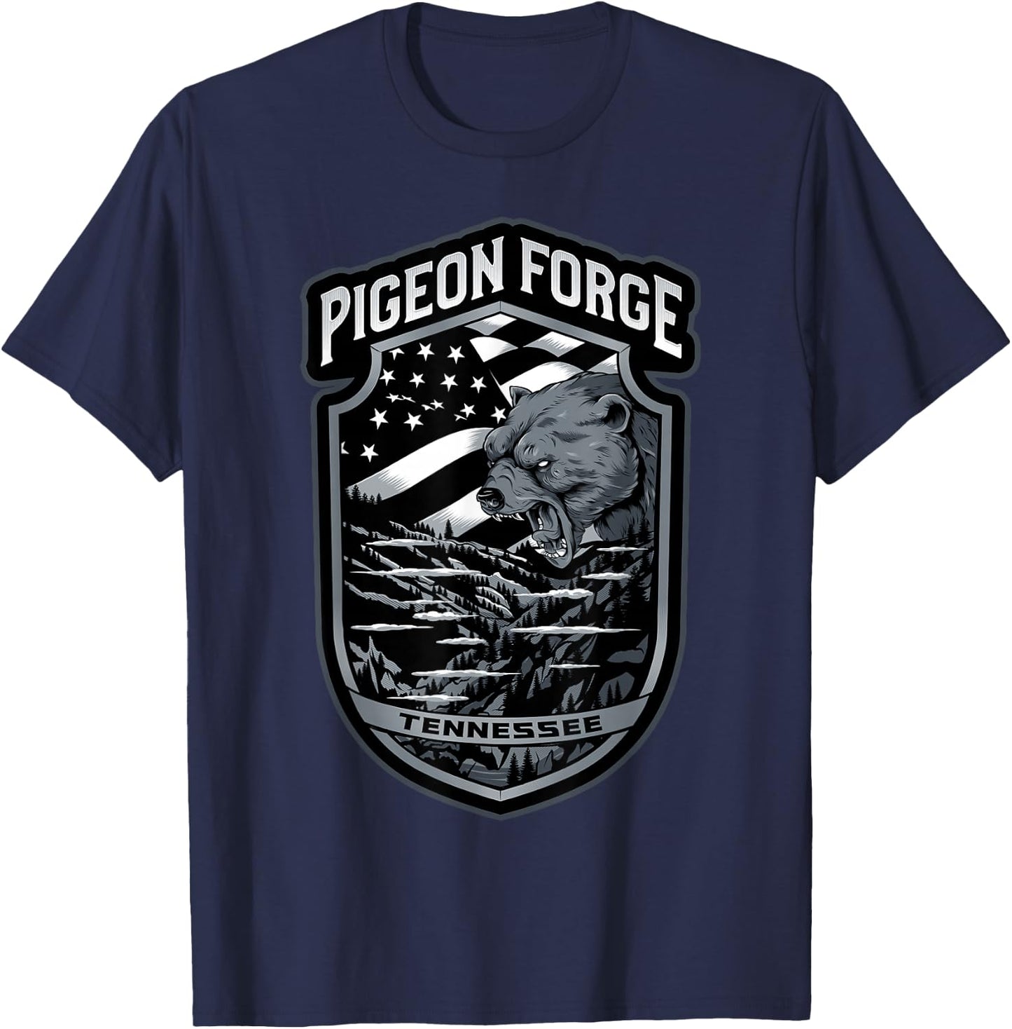 Family Vacation Pigeon Forge Tennessee Souvenirs Gifts TN T-Shirt - T-Shirt | Navy