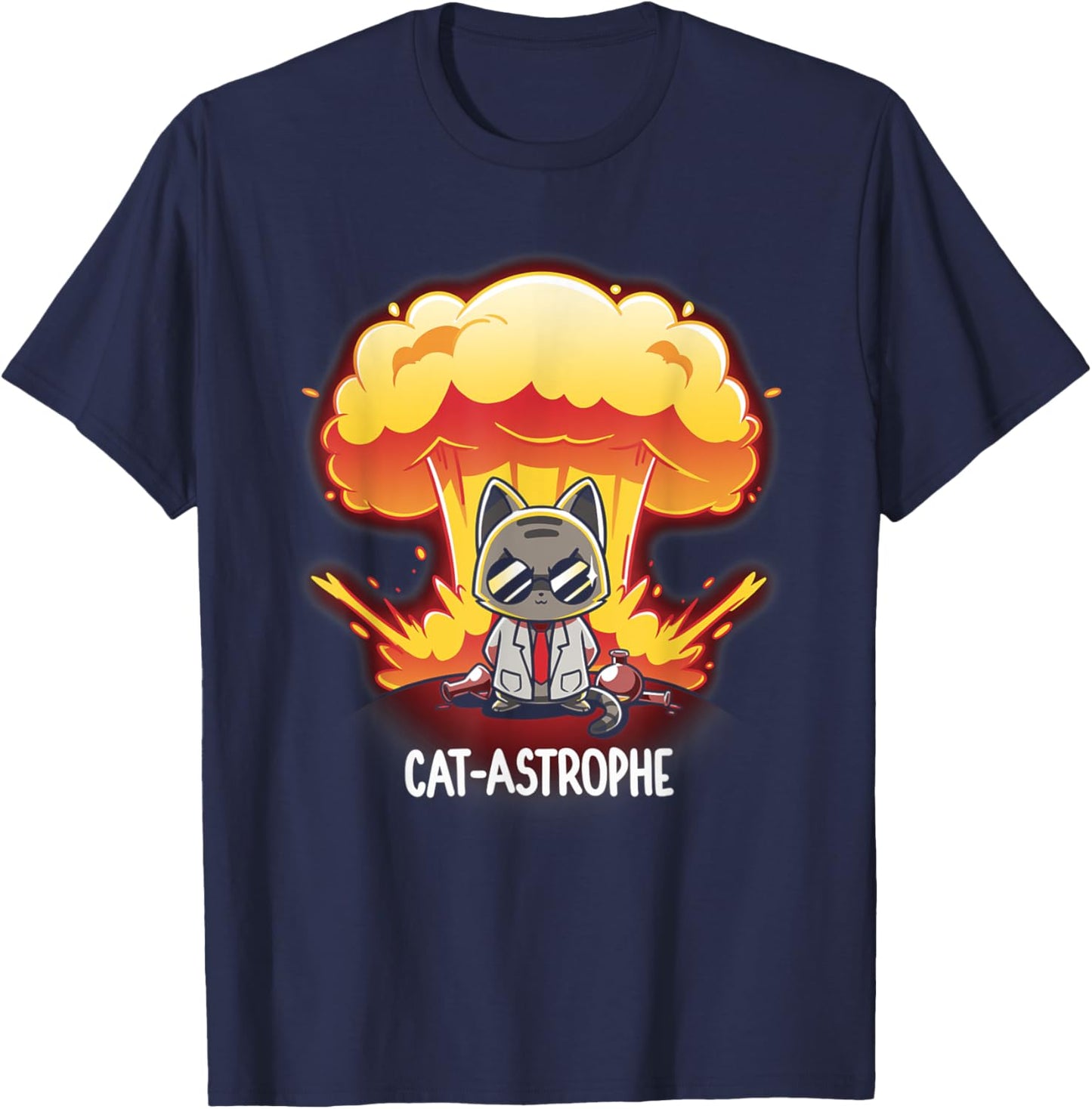 Cat-astrophe T-Shirt - T-Shirt | Navy