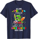 So long pre k its been fun dinosaur riding monster truck T-Shirt - T-Shirt | Navy