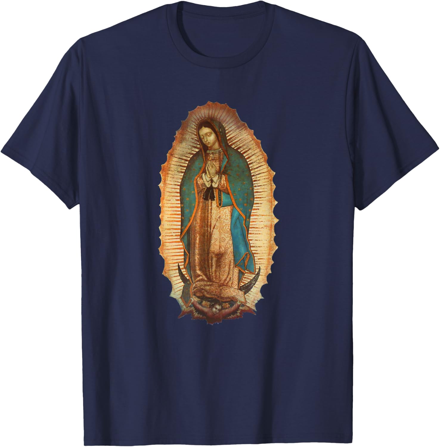 Our Lady of Guadalupe T-Shirt - T-Shirt | Navy