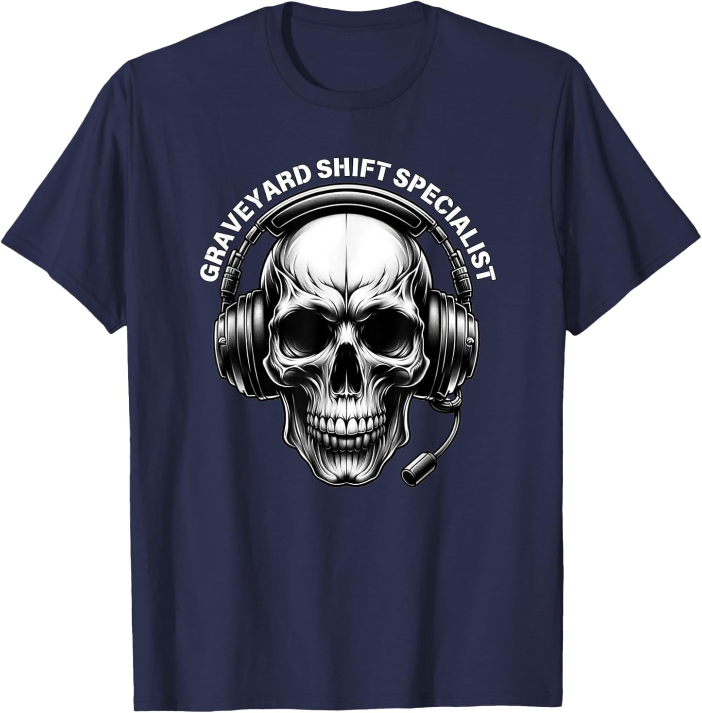 911 Dispatcher Gifts Police Night Shift Thin Gold Line T-Shirt - T-Shirt | Navy