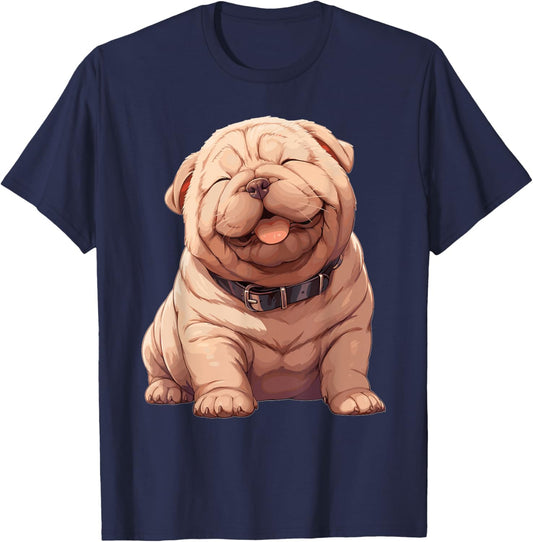 Shar Peis Dogs Dog Shar Pei T-Shirt - T-Shirt | Navy