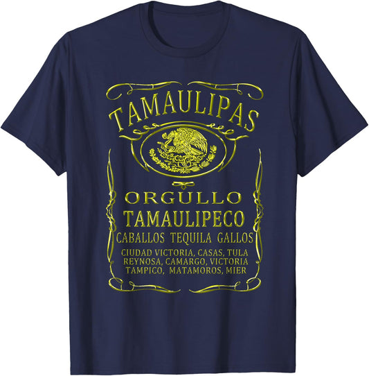 Cool Tamaulipas Shirt T-Shirt - T-Shirt | Navy
