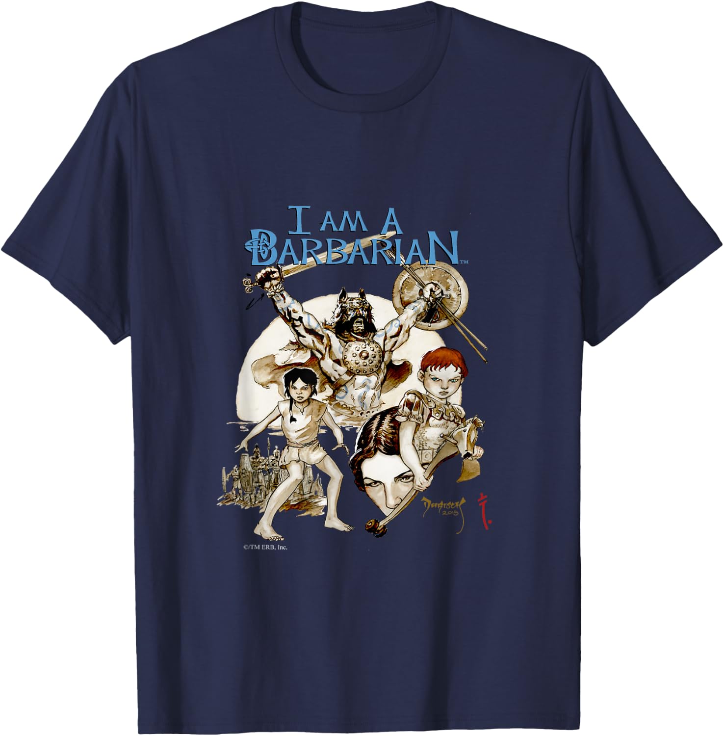 I Am A Barbarian T-Shirt - T-Shirt | Navy