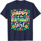 Aloha Hawaii Daddy Daddy Of The Birthday Girl T-Shirt - T-Shirt | Navy