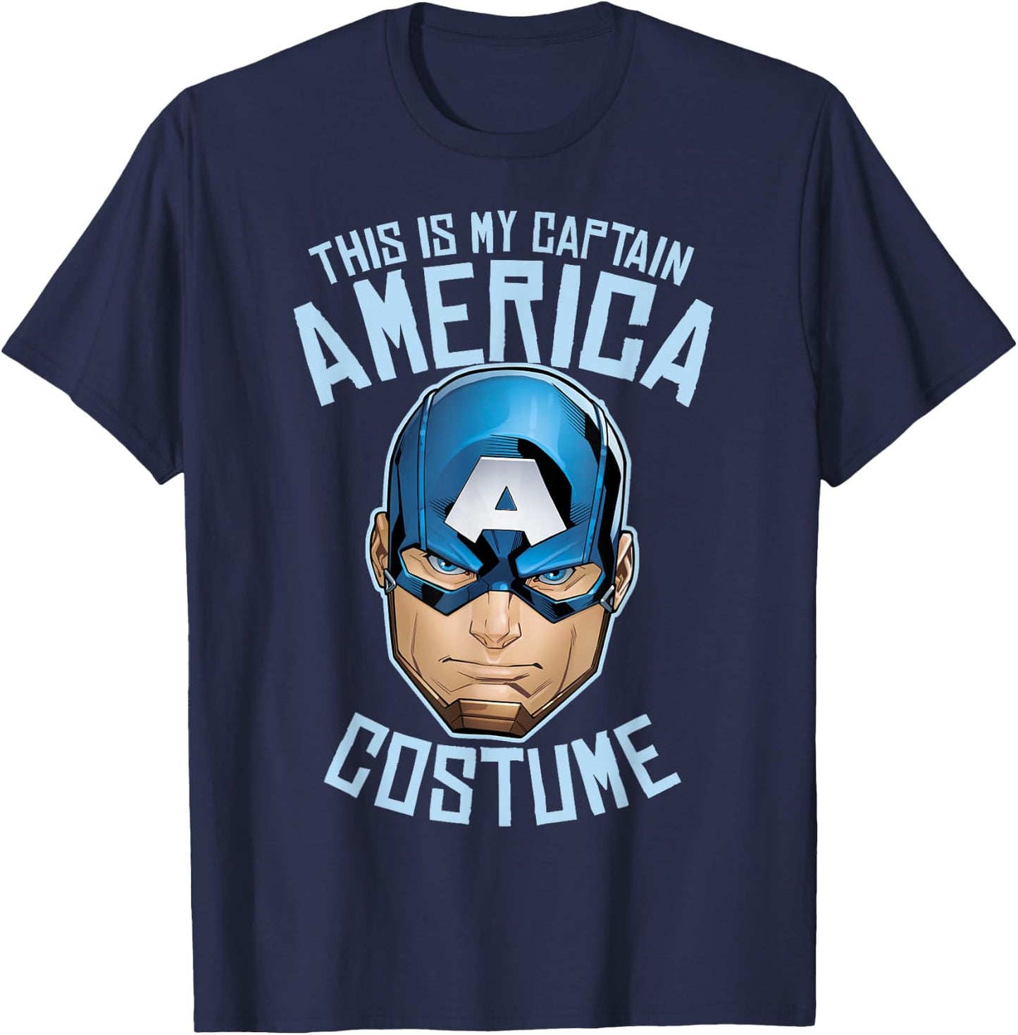 Marvel Captain America This is My Costume Halloween T-Shirt - T-Shirt | Navy