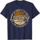 Lovejoy GA | Georgia | Vintage Distressed T-Shirt - T-Shirt | Navy
