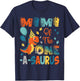 Mimi Of The One-A-Saurus 2Nd Birthday Dinosaur Party T-Shirt - T-Shirt | Navy
