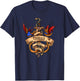 Merchant Mariner Sailor Captain Deck Hand Tattoo Swallows T-Shirt - T-Shirt | Navy