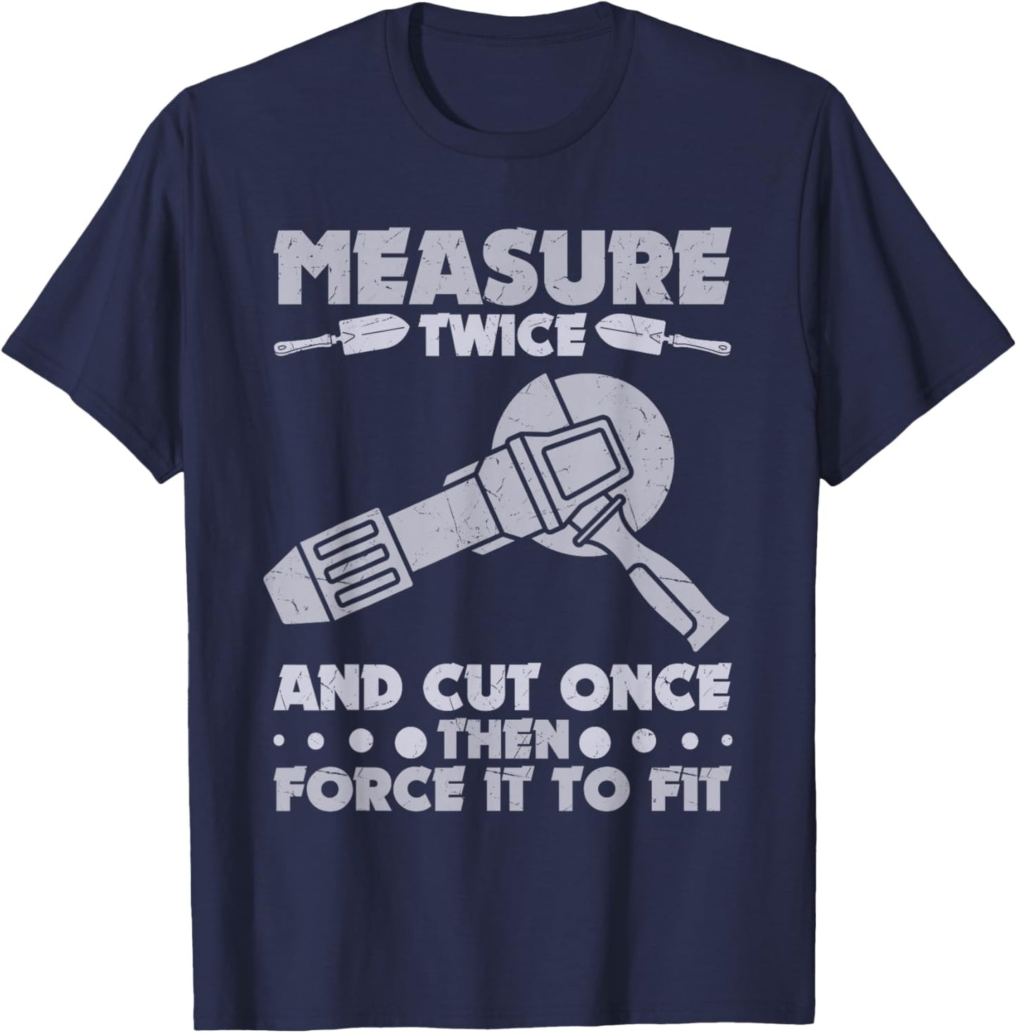 Floor Tiler Flooring Job Tile Man Tile Setter T-Shirt - T-Shirt | Navy