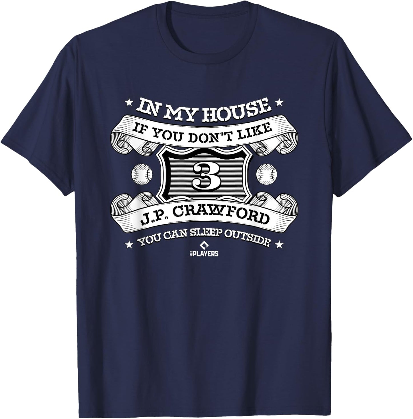 In My House J.P. Crawford T-Shirt - T-Shirt | Navy