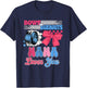 Burnouts or Bows Nana Loves You Gender Reveal Party T-Shirt - T-Shirt | Navy