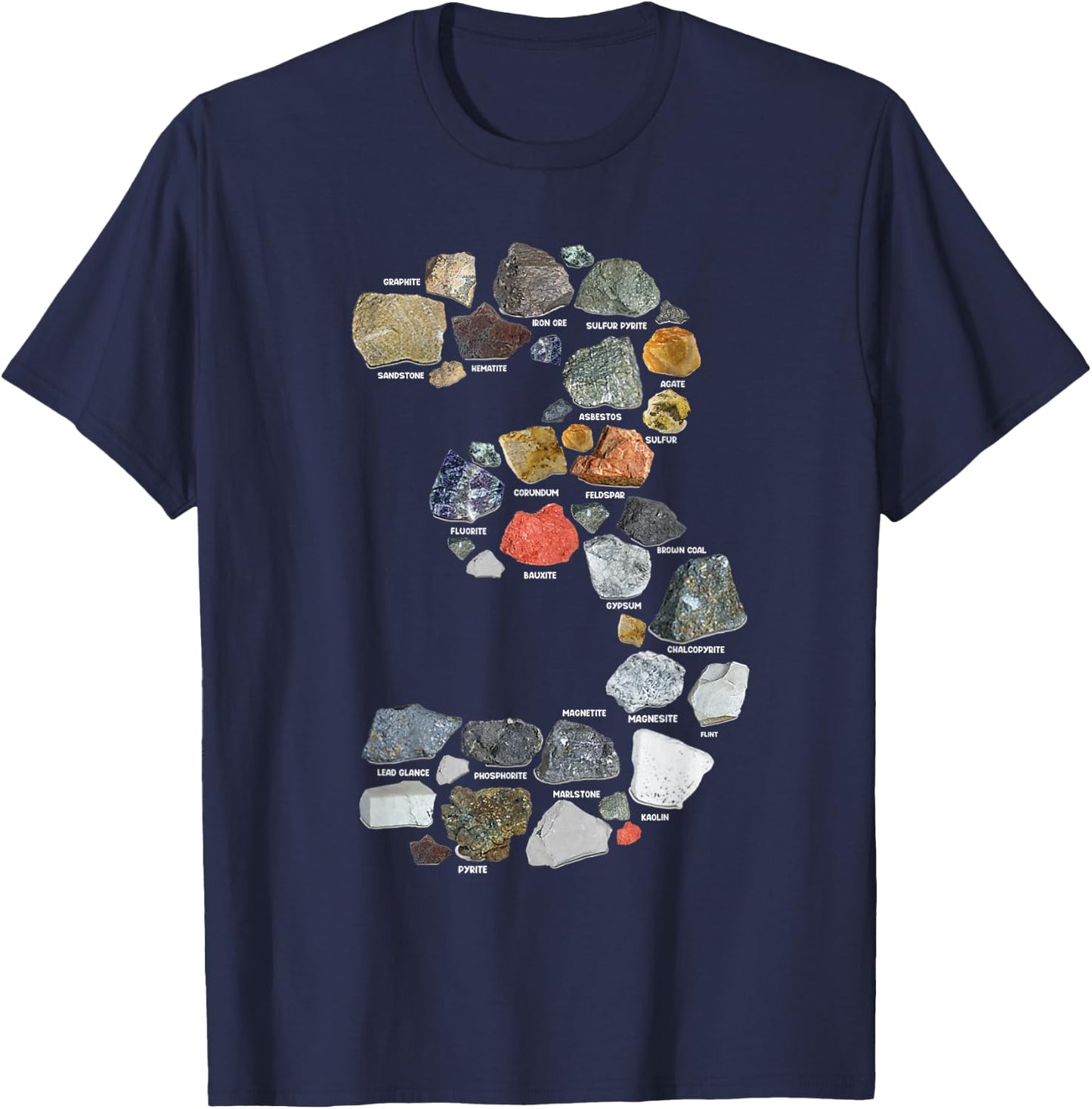 Geology 3 years Old Rock Collecting 3rd Birthday T-Shirt - T-Shirt | Navy