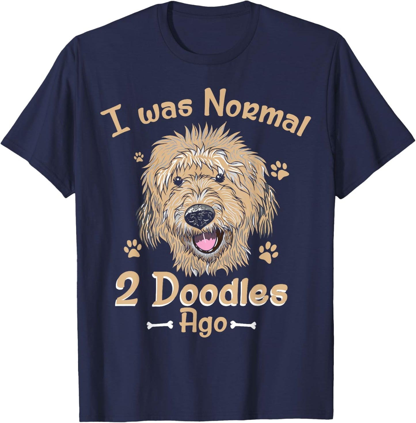 Goldendoodle Dog Mom Gifts Goldendoodle Dad Gifts Doodle Women Girls Kids T-Shirt - T-Shirt | Navy