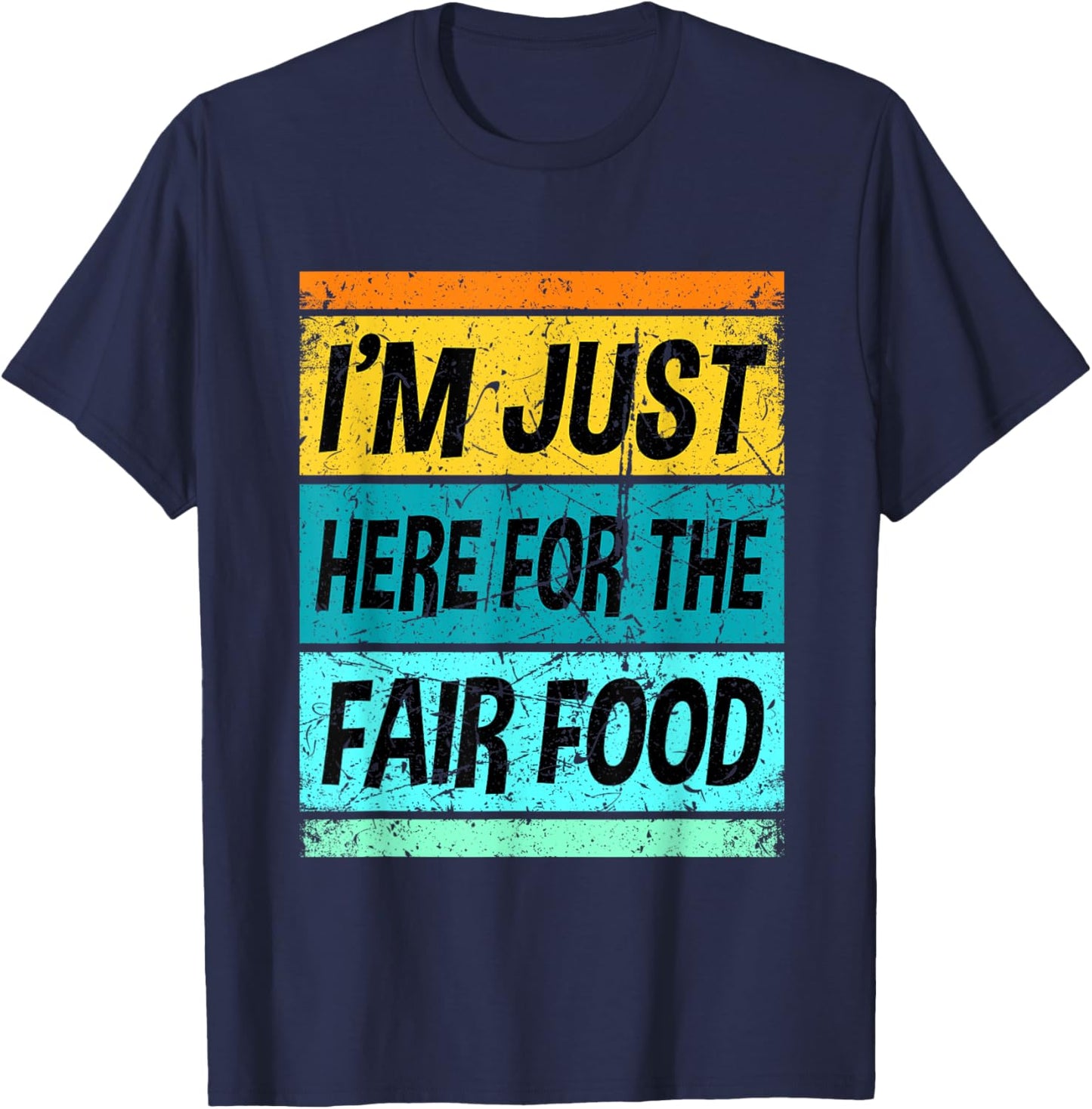 Retro County Fair Shirt Fair Food State Shirt Men Women Kids T-Shirt - T-Shirt | Navy