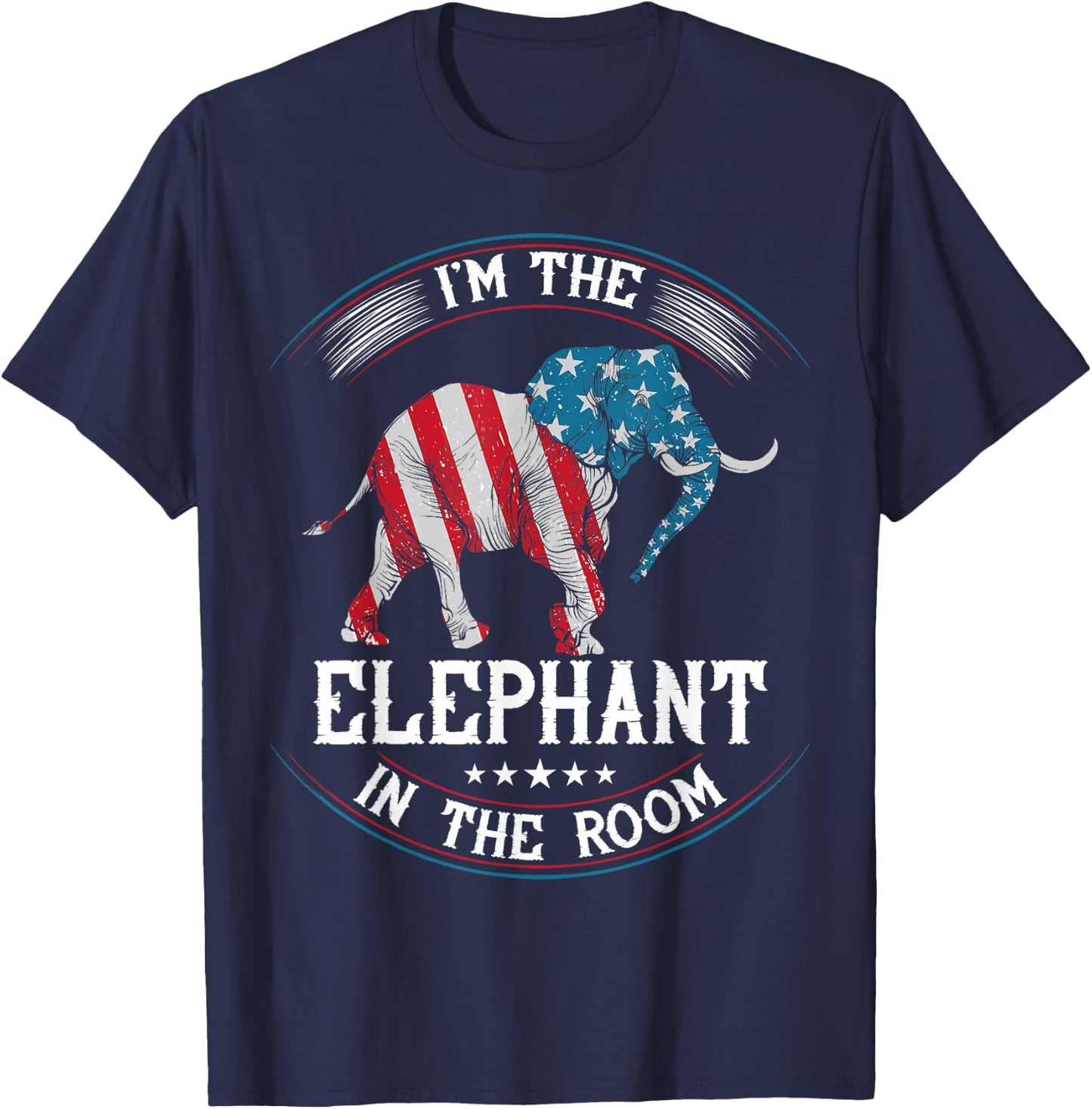I'm The Elephant in The Room Republica Conservative T-Shirt - T-Shirt | Navy
