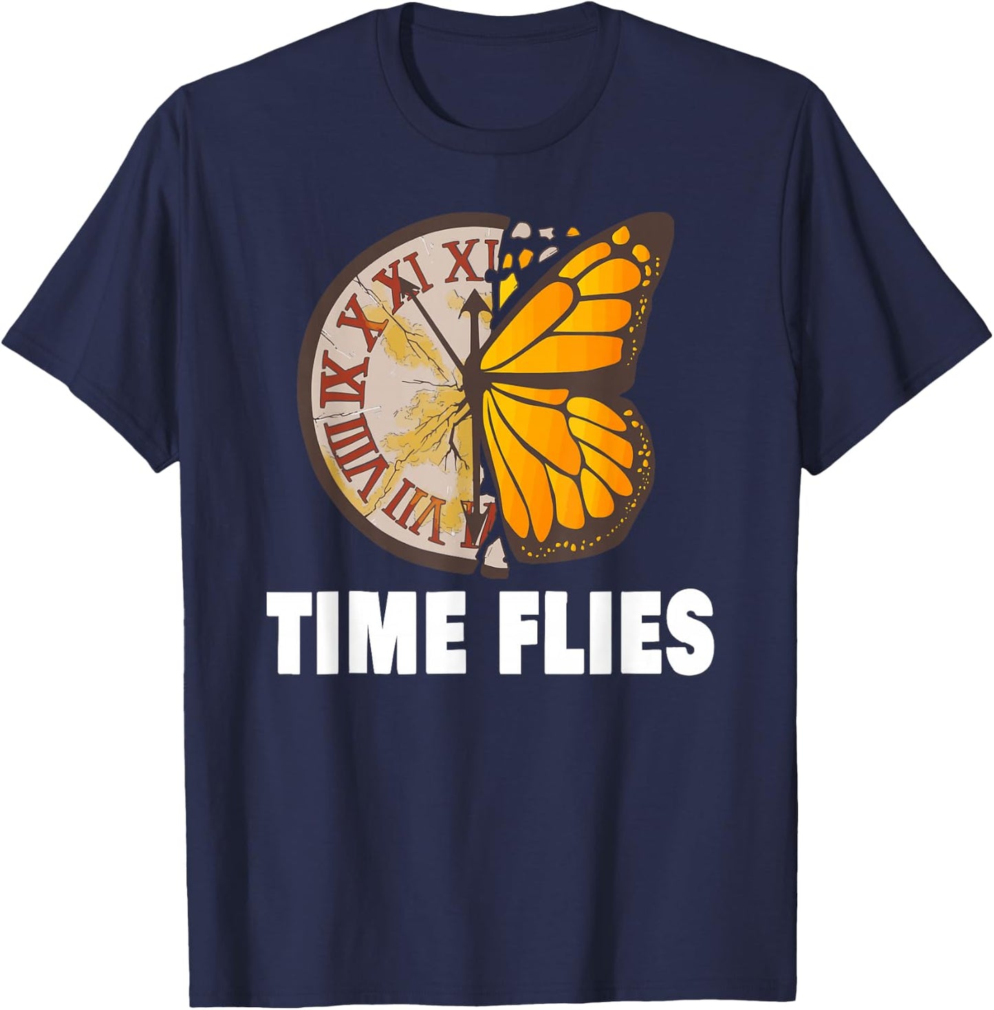 Time flies T-Shirt - T-Shirt | Navy